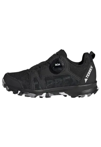 adidas Terrex Agravic Boa Kinder Traillaufschuhe - Schwarz, Größe 4,5 - Laufschuhe für Kinder mit Boa-Verschlusssystem für optimalen Halt und Komfort beim Traillaufen.