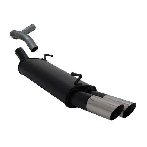 Novus Sportauspuff für Seat Ibiza 6L 2x76mm MS-Design - Schalldämpfer mit sportlichem Klang und hochwertiger Verarbeitung, ideal für Tuning-Fans und bessere Fahrdynamik.