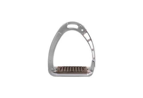 Acavallo Arena Alupro Aluminium Steigbügel Junior in Rose Gold - Hochwertige Steigbügel aus leichtem Aluminium, ideal für junge Reiter, stilvolles Design in Rose Gold.