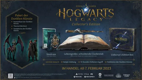 Hogwarts Legacy Collectors Edition inkl Zauberstab XBOX One NEU OVP