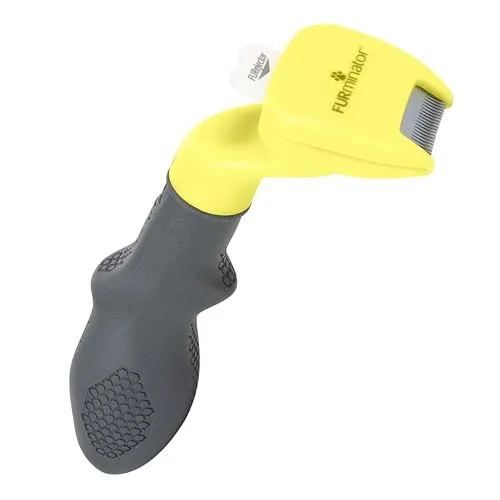 FURminator deShedding-Tool Hund Größe XS Kurzhaar - Fellwechselpflege für Hunde, entfernt bis zu 90% der losen Haare effizient und schonend, ideal für sehr kleine Hunde mit kurzem Fell.