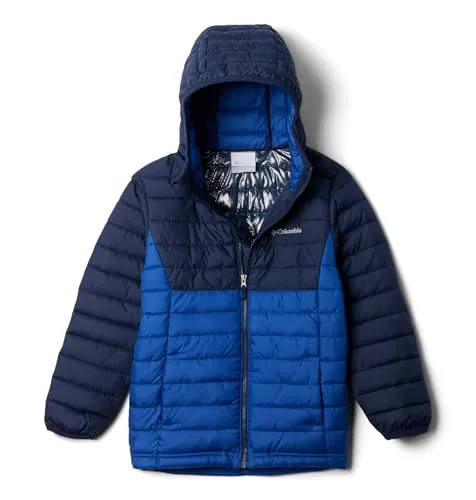 Columbia Powder Lite II Hooded Jacket in blau von Columbia
