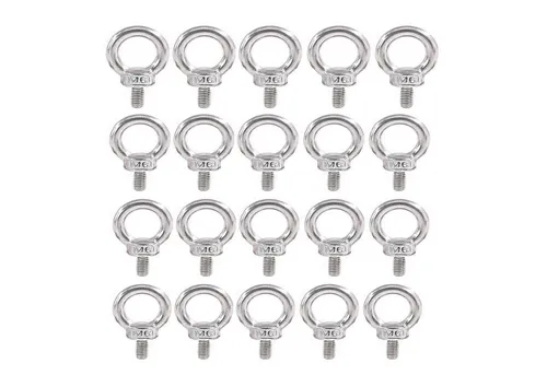 LuxusKollektion Gewindebolzen Ringschraube M6x11 Edelstahl 304 20 Stück rostfrei