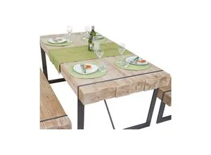 Esszimmertisch MCW-A15, rustikaler Esstisch aus massivem Tannenholz - Esstische aus naturfarbenem, MVG-zertifiziertem Holz, ideal für ein hochwertiges und stilvolles Ambiente in Ihrem Esszimmer.
