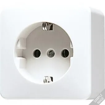 SCHUKO Steckdose 16 A 250 V , cremeweiß, JUNG 321A