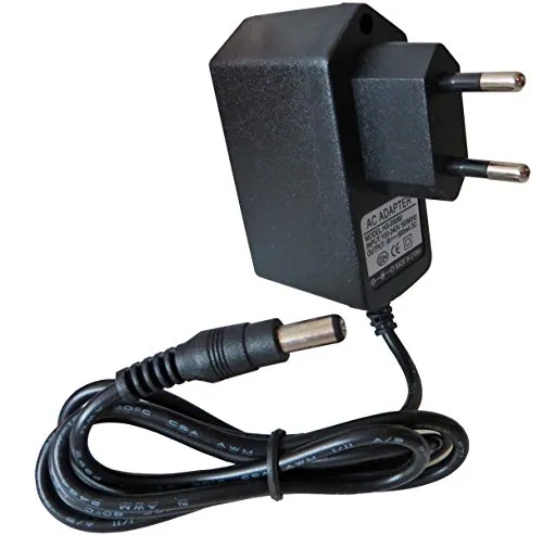 keepdrum 9V Netzteil für Effektgeräte Gitarre/Bass Steckernetzteil AC-Adapter 500mA 5,5mm Hohlstecker Netzgerät Stecker
