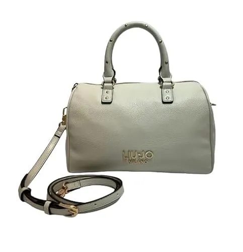 Liu Jo Evrim Satchel Cream BS26LJ25 AA6052 E1012 Damentasche Taschengröße: Medium