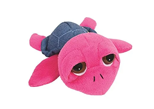 Suki Gifts 14298 - Schildkröte Yuna mit Jeans Panzer, 15 cm, pink