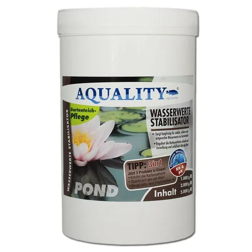  AQUALITY Wasserwerte Stabilisator 2000 g für KH und pH Wert 9,00€/kg