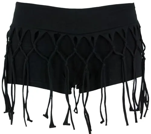 GURU SHOP Goa Pantys, Psytrance Hotpants, Shorts von Guru-Shop