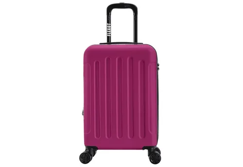 Flexot Hartschalen-Trolley F-3045 (Gr. M) – Erweiterbarer Handgepäck Koffer - Robuster Koffer aus kratzfestem ABS mit 4 leisen 360° Rollen und Zahlenschloss. Ideal für Reisen, Handgepäckgröße mit bis zu 48 l Volumen.