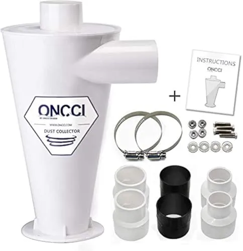 ONCCI Profi Zyklon Staubabscheider mit Zubehör SET