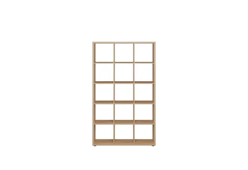 PREISBRECHER Regal MAURO, in Elegancia Eiche Dekor - 107,2x176,3x32,9cm (BxHxT)