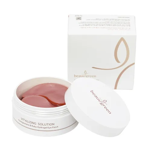 Beauugreen Nourishing Augenpads mit Granatapfel und Rubin, 60 Stück