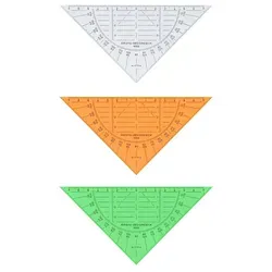 Aristo Geodreieck 16 cm transparent, biegsam, ohne Facette