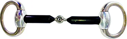 Sprenger Olivenkopftrense Carbon - Hochwertige Trense für Pferde - Olivenkopfgebiss für Pferde, einfach gebrochen mit glatter Oberfläche für direkte Zügelhilfeübertragung und maulwinkelschonende Lage.