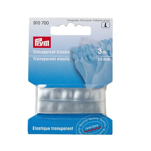 3m Transparent Elastic 1,46€/m Prym 910700 Gummilitze Träger Nackt Gummi