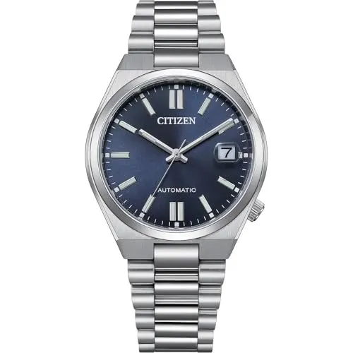 Citizen Tsuyosa NJ0200-50M Herrenuhr - Elegante Automatik-Armbanduhr mit blauem Zifferblatt, 50 m wasserdicht und bis zu 42 Stunden Gangreserve. Ideal für stilbewusste Herren.