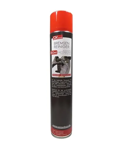 SDV Chemie Bremsenreiniger Spray 1x 850 ml Power Brake Cleaner 360° Ventil Teilereiniger