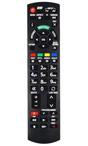 Ersatz Fernbedienung für Panasonic TV TX-L37ET5Y TX-L37ETW5 TX-L37ETW5W TX-L37S10B TX-L37V20 TX-L37V20B