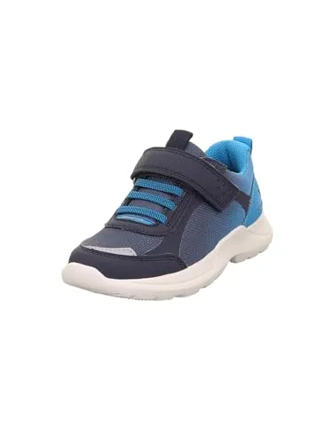 Superfit Rush Sneaker Blau 33 EU - Bequemer Kinderschuh - Der Superfit Rush Sneaker in Blau (Größe 33) überzeugt durch seinen praktischen Klettverschluss und das leichte Obermaterial. Ideal für den Alltag und sorgt für optimalen Tragekomfort.