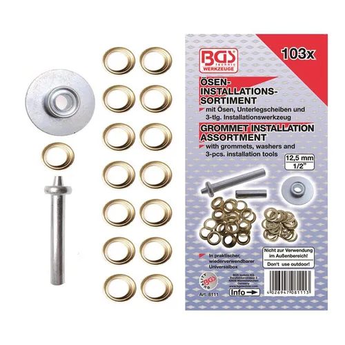 BGS-8111 Ösen-Installations-Satz 103-tlg.