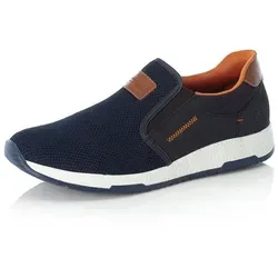 RIEKER Slip-On Sneaker für Herren, Gr. 46, Blau in blau von Rieker
