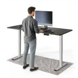 DESKSPACE Schreibtisch Pro Plus – Höhenverstellbarer Elektrischer Schreibtisch mit Memory Funktion