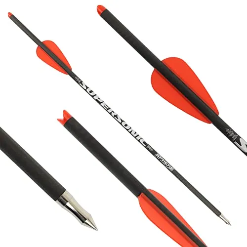 6er Pack X-Bow FMA Supersonic REV - 24T Carbonbolzen by Sphere für Armbrust