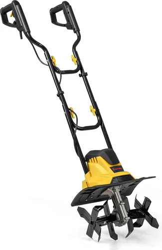 COSTWAY Elektrische Motorhacke 1200W mit klappbarem Griff