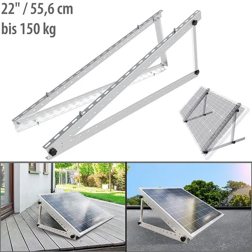 Verstellbare Aluminium-Solarpanel-Halterung, 22