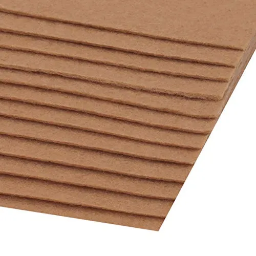 maDDma Bastelfilz 1 Bogen 20x30cm, 1,5-2mm stark, 300g/m² Feste Qualität, 20 Farben