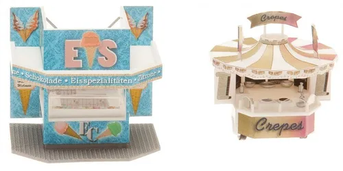 Faller H0 140442 2 Mobile Verkaufsstände von Faller