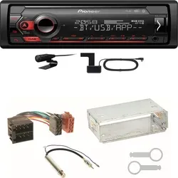 Pioneer MVH-S420DAB Digitalradio Einbauset für Golf 4 Passat 3B Polo 6N 9N Lupo