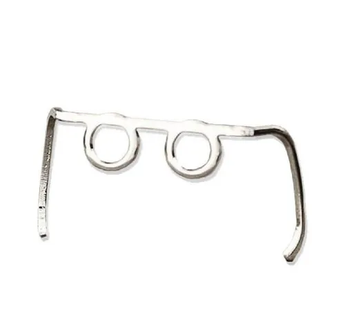 Kjær Bak Skulptur Brille für den Kay Bojesen Affen Silber von Kjær Bak