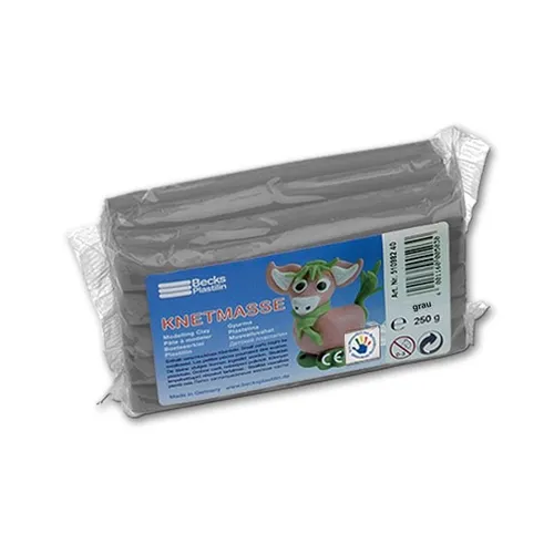  Plastilin 500g grau Becks Plastilin Knetmasse 6,90€/kg