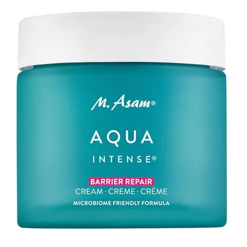 M. Asam AQUA INTENSE Barrier Repair Cream (100ml) – Intensivpflege für sensible Haut - Tagespflege mit Ceramiden & Hyaluron, stärkt die Hautbarriere und spendet langanhaltende Feuchtigkeit, ideal für trockene, empfindliche Haut.