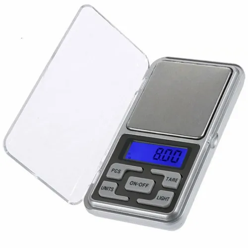 ➡️ Digitale LCD Feinwaage, bis 500g/0,1g (Digitalwaage,Goldwaage,Taschenwaage)