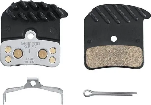 Shimano H03C Saint M820 Zee M640 Bremsbeläge - Hochwertige metallische Bremsbeläge für Mountainbikes und E-Bikes, bieten exzellente Bremsleistung und Langlebigkeit mit 2 Jahren Herstellergarantie.