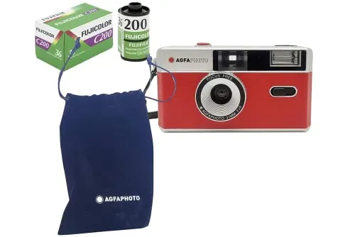 AgfaPhoto analoge 35mm Foto Kamera Set