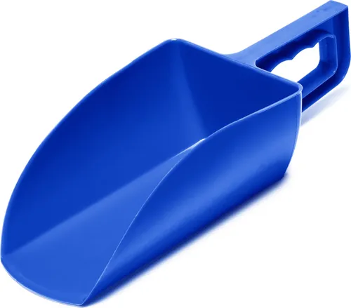 Garronda Futterschaufel ca. 1000 g – ergonomische Schaufel für Futter, Granulat, Streu & Dünger – robuster Kunststoff – BPA-frei, leicht zu reinigen – GD-0153 Blau