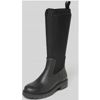 Calvin Klein Jeans Regenstiefel mit Logo-Patch, Größe 41 in schwarz von Calvin Klein