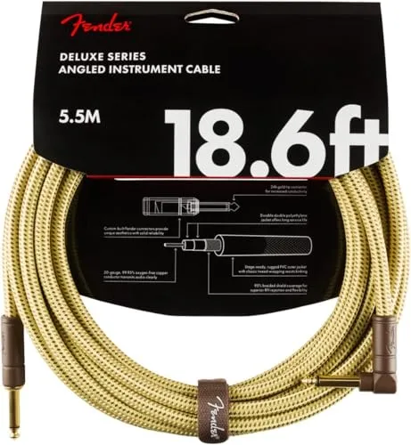 Fender Del. Cable Angle Plug 5,5m TN in gelb von Fender
