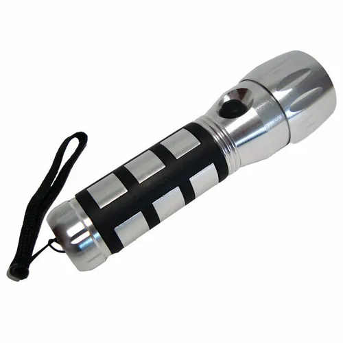 Taschenlampe Aluminium mit 6 LED's & 1x Xenon 3x Leuchtstufen Pannenhilfe Lampe