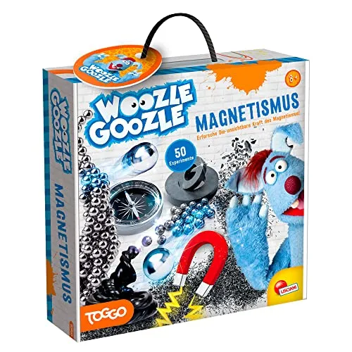 Lisciani WOOZLE GOOZLE - Magnetismus Experimentierkasten, 50 spannende Magnetexperimente für Kinder ab 8 Jahren, fördert wissenschaftliche Neugier und interaktives Lernen