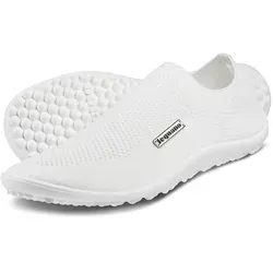 leguano scio white Barfußschuhe Slipper von leguano