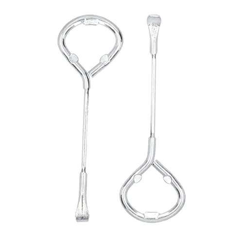 2Pcs Farbe Dosenöffner Werkzeug, Legierter Stahl Deckelöffner Flaschenöffner, Eimeröffner für 5L Lackeimer