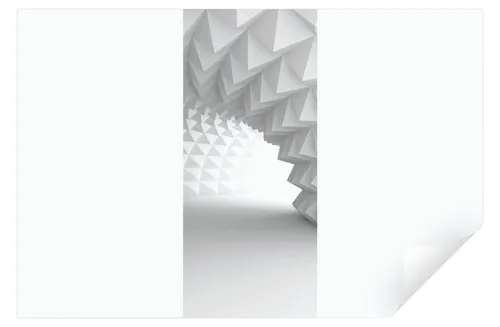 Wallarena Selbstklebende Türtapete Tunnel 3D-Optik 91x211 cm - Moderne, selbstklebende Türtapete mit 3D-Optik für einfache Montage. Geruchsneutral und komplett abziehbar – ideal für einen schnellen, stilvollen Raumwechsel.
