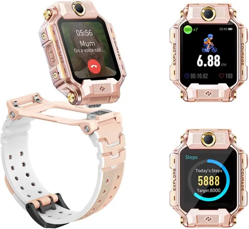 CATGIFF 4G Kinder Smartwatch mit GPS und Videoanruf - Die CATGIFF 4G Kinder Smartwatch begeistert mit GPS, Videoanruf und SOS-Funktion. Ideal für die Sicherheit Ihrer Kinder, bietet sie Lernspiele und einen Schrittzähler. Kompatibel mit Android und iOS.
