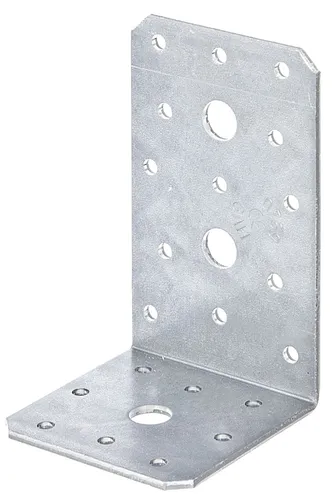 Alberts 846404 Winkelverbinder | sendzimirverzinkt | 50er Set - Möbel-Zubehör, hochwertiger Winkelverbinder mit abgeschrägten Ecken für perfekte Verbindungen und Stabilität in Ihren Projekten.